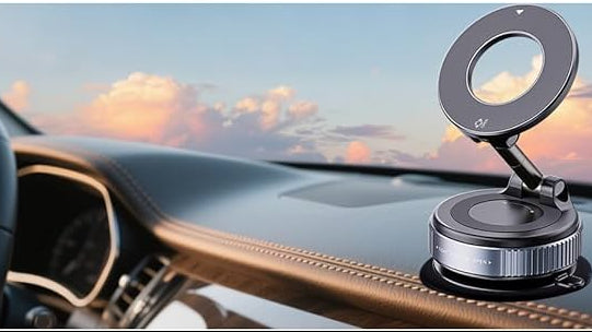 Suport Telefon Magnetic cu Suctie Vacum 360°