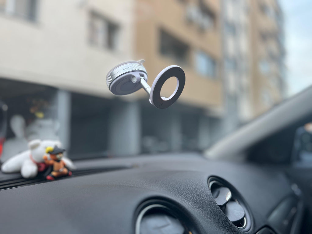 Suport Telefon Magnetic cu Suctie Vacum 360°