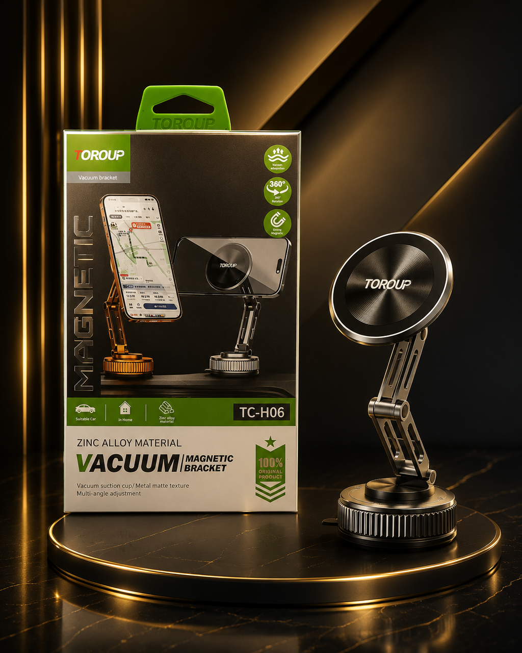 Suport Magnetic Premium din Aliaj de Zinc- Platesti 2 + 1 Gratis